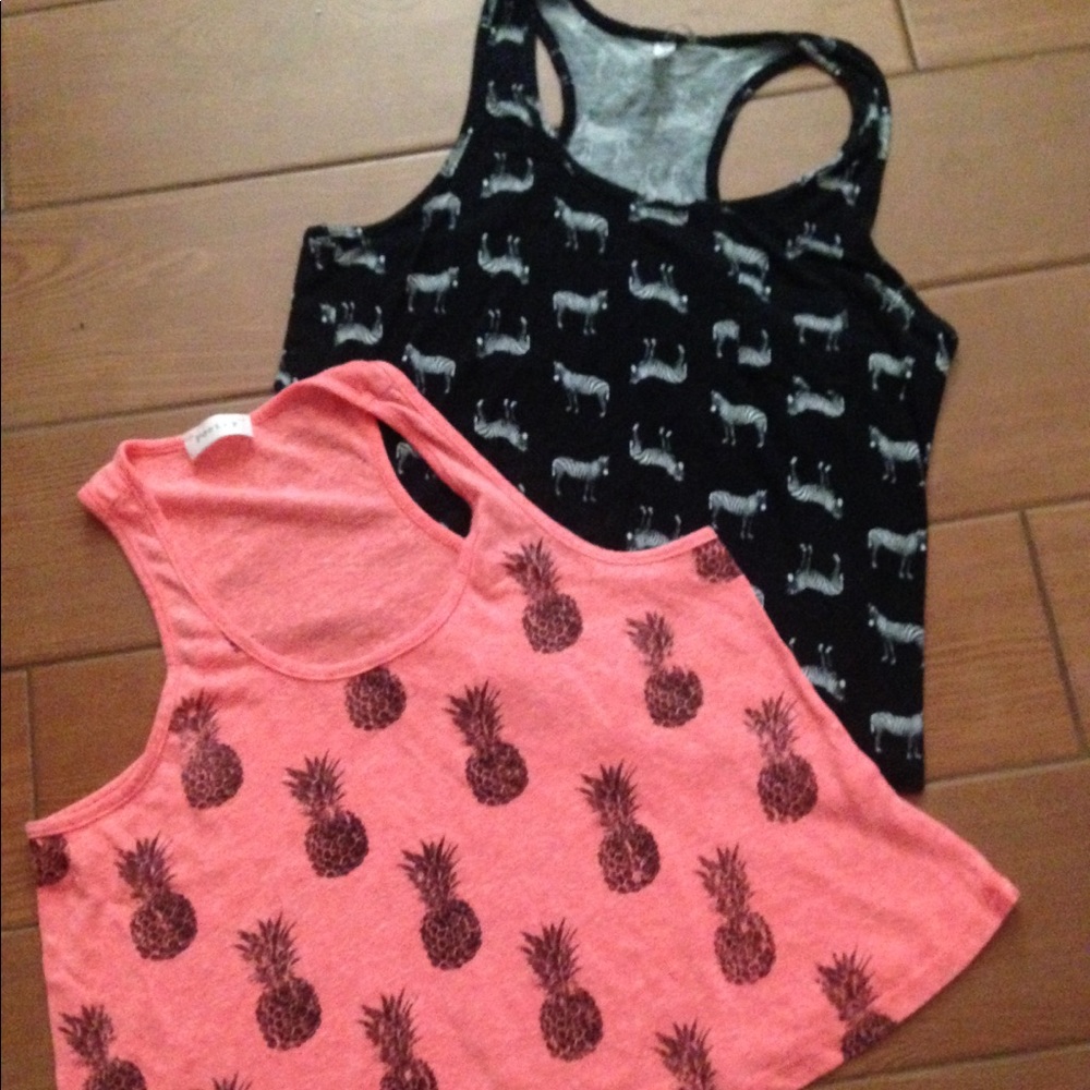 Pineapples 🍍 & Zebras Tank Tops